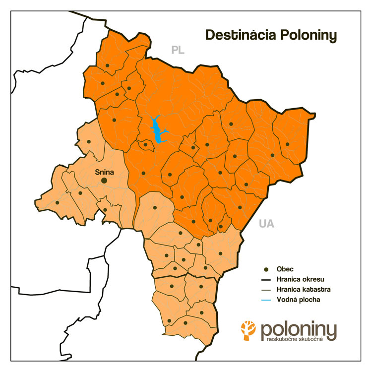 destinácia poloniny